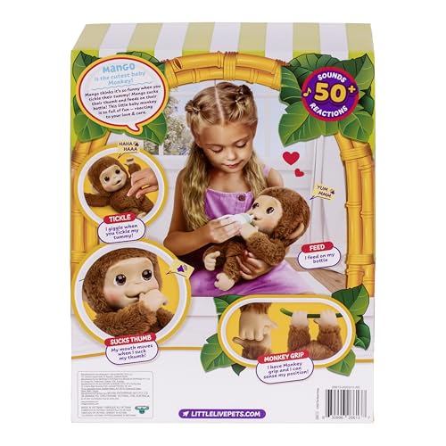 Little Live Pets Mango cuddly soft fur ideal for hugs.
