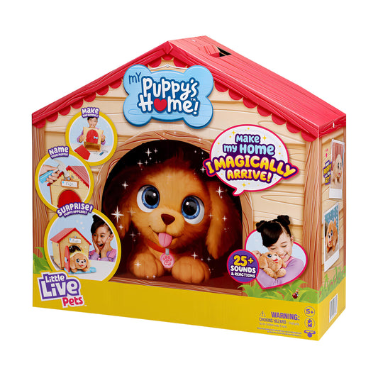 Little Live Pets My Puppy's Home dog house assembly for creative pretend play.