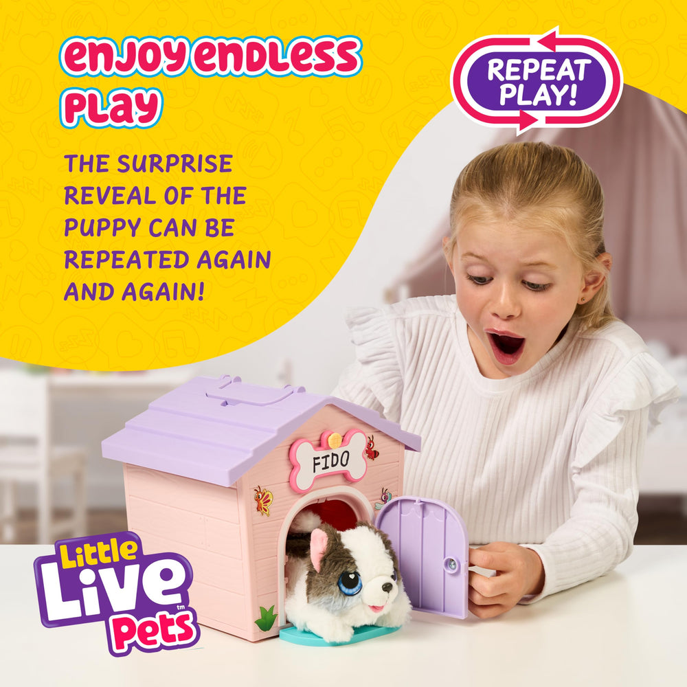 Little Live Pets My Puppy's Home Mini name plate with hammer and nails for personalization.