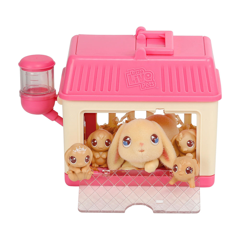 Little Live Pets playhouse open into an interactive space for pretend play