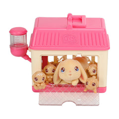 Little Live Pets playhouse open into an interactive space for pretend play