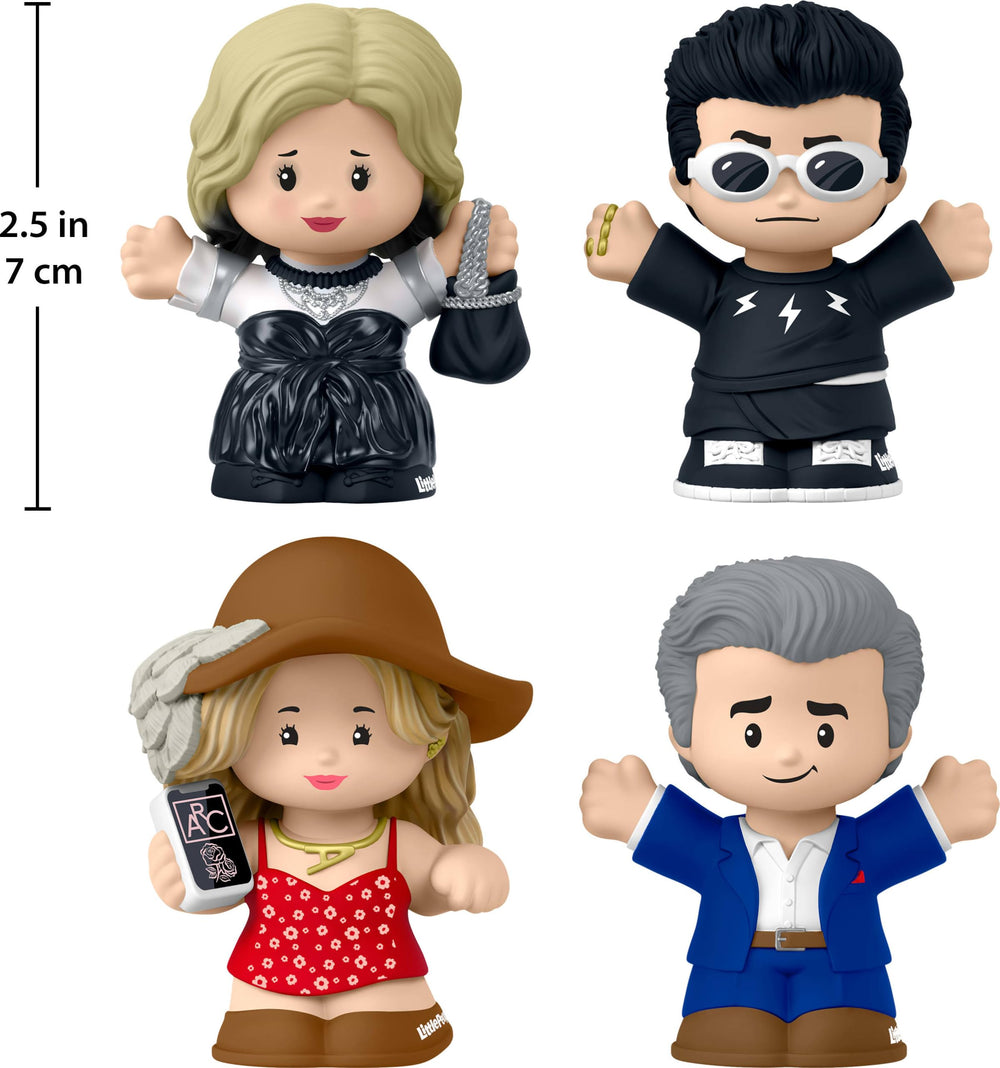 Alexis Rose figure in stylish ensemble for fans' display