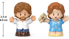 Little People COLLECTOR Allie in blue dress with pearls for shelves