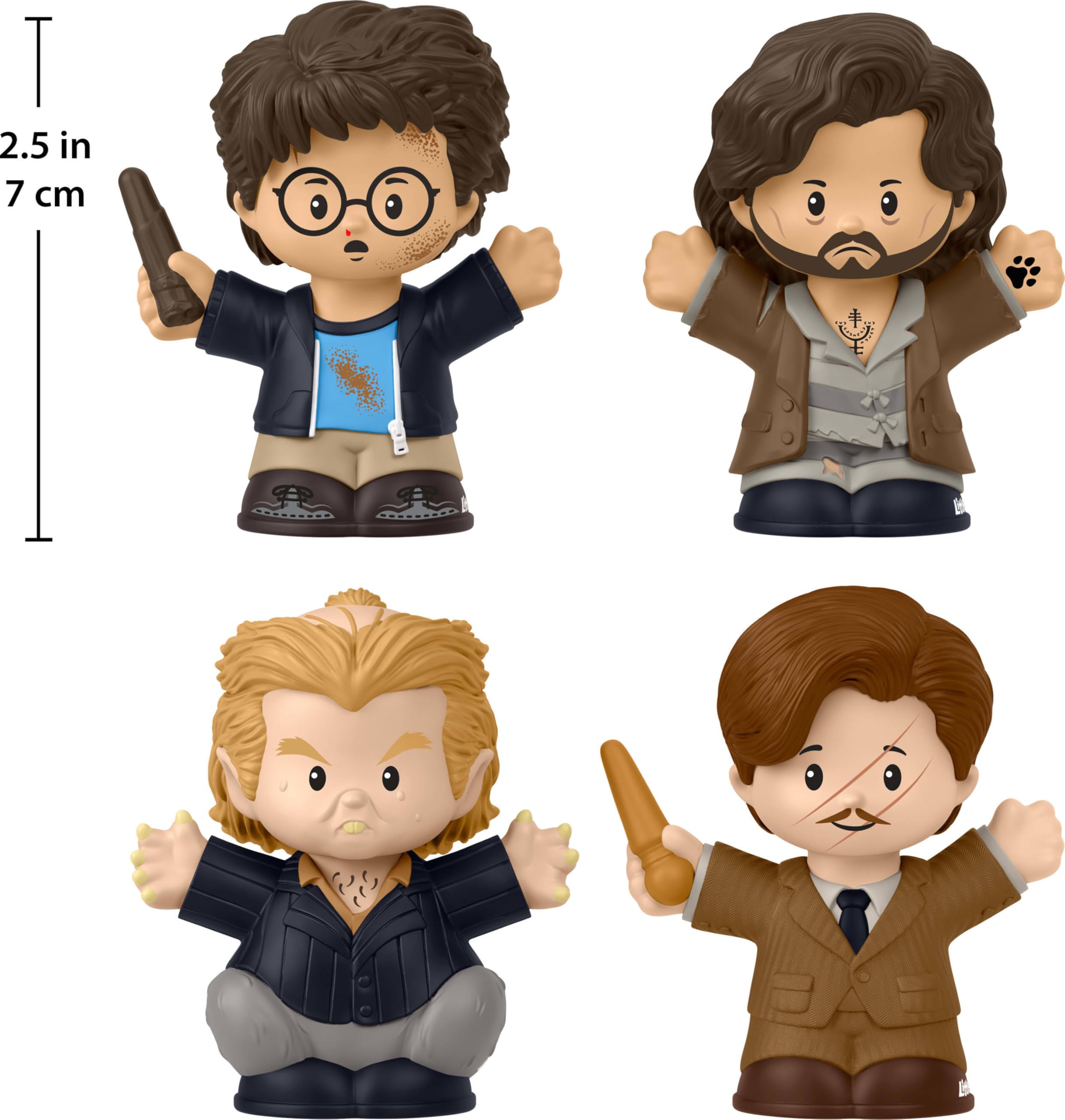 Little People Collector Azkaban window box display with Shrieking Shack imagery.
