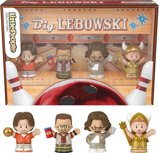 Little People COLLECTOR The Dude figure with drink, ideal for display and movie nostalgia
