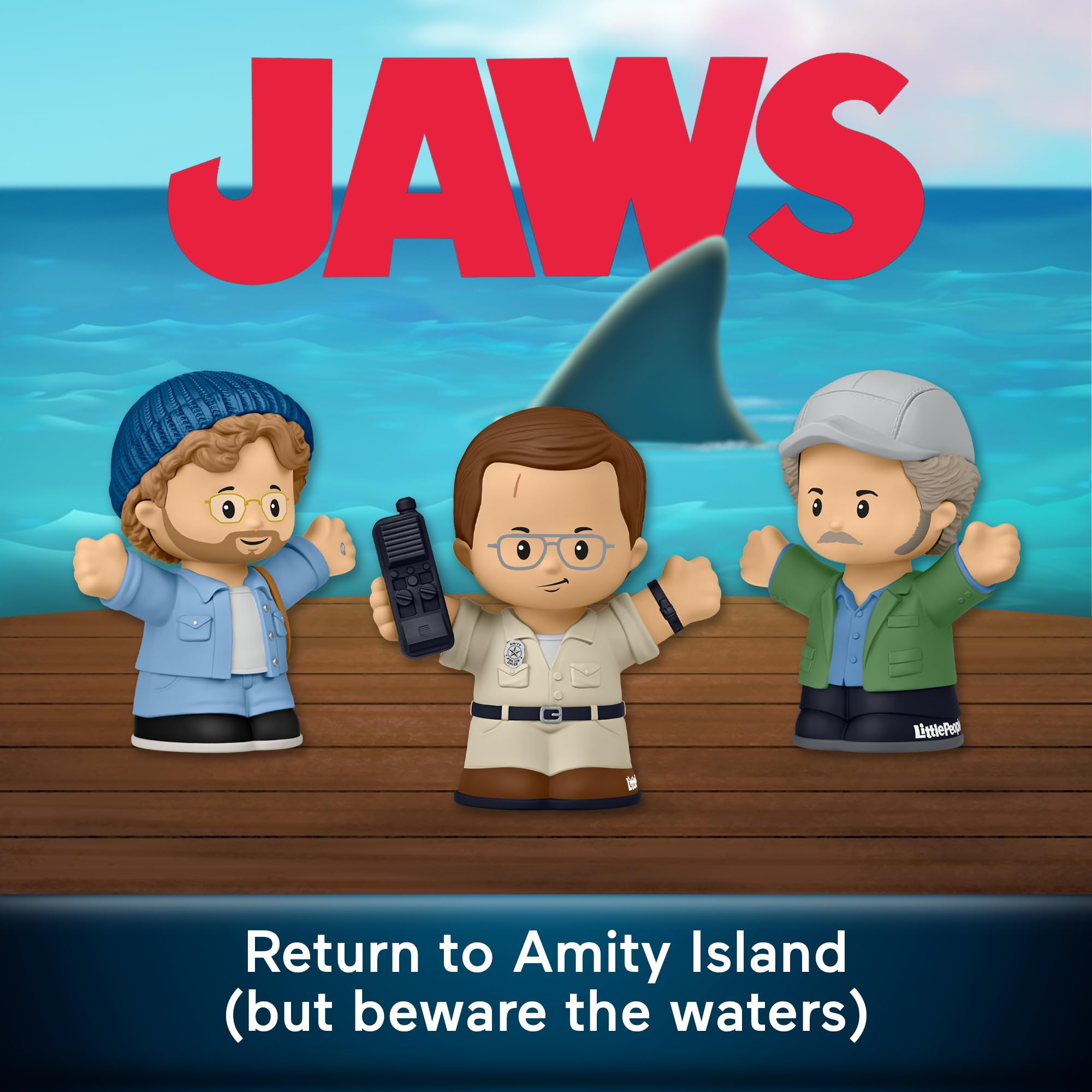 Little People COLLECTOR Brody figure in Jaws styling for display