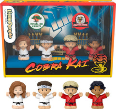 Little People Collector Cobra Kai Daniel LaRusso crane kick figure for display collections