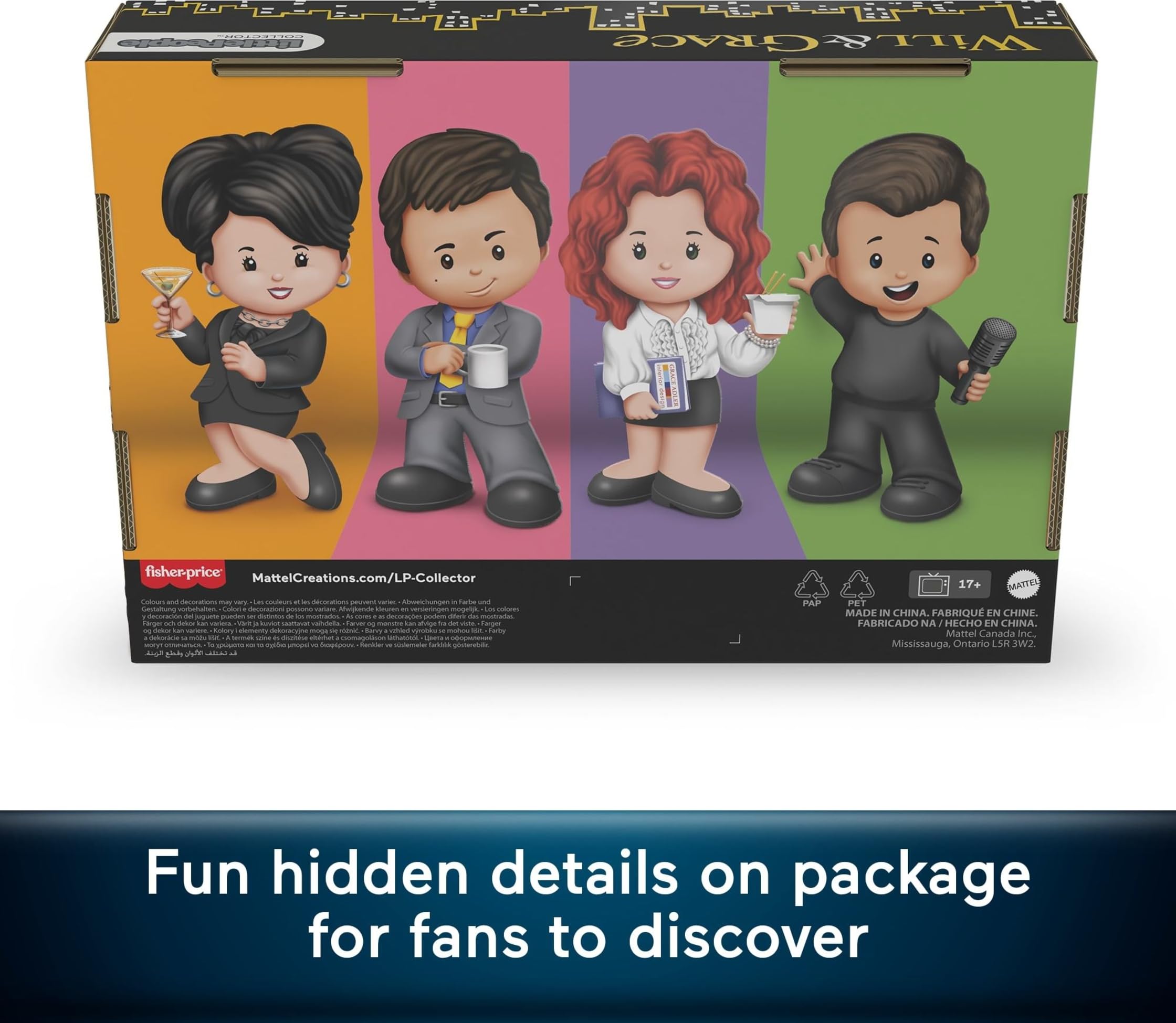 Little People Collector Grace Adler figure ideal for desk or shelf display.