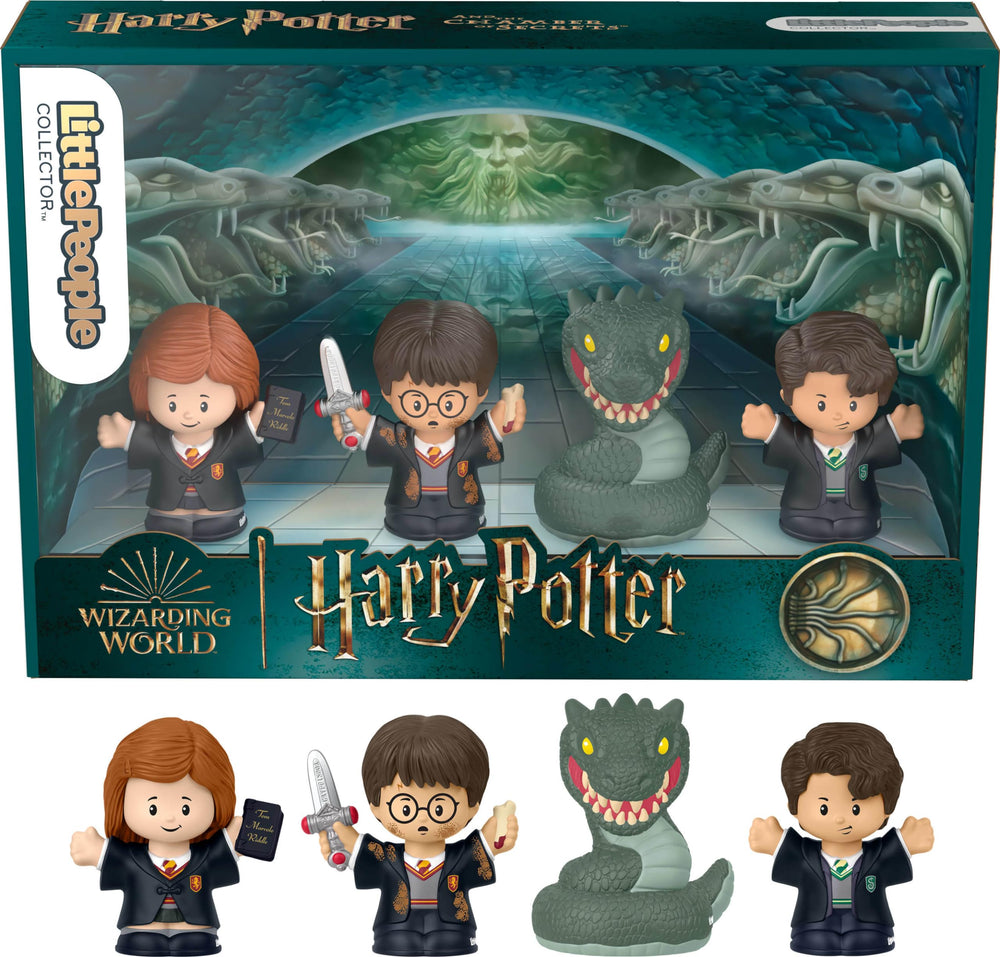 Little People Collector Harry Potter figure with Gryffindor sword for display