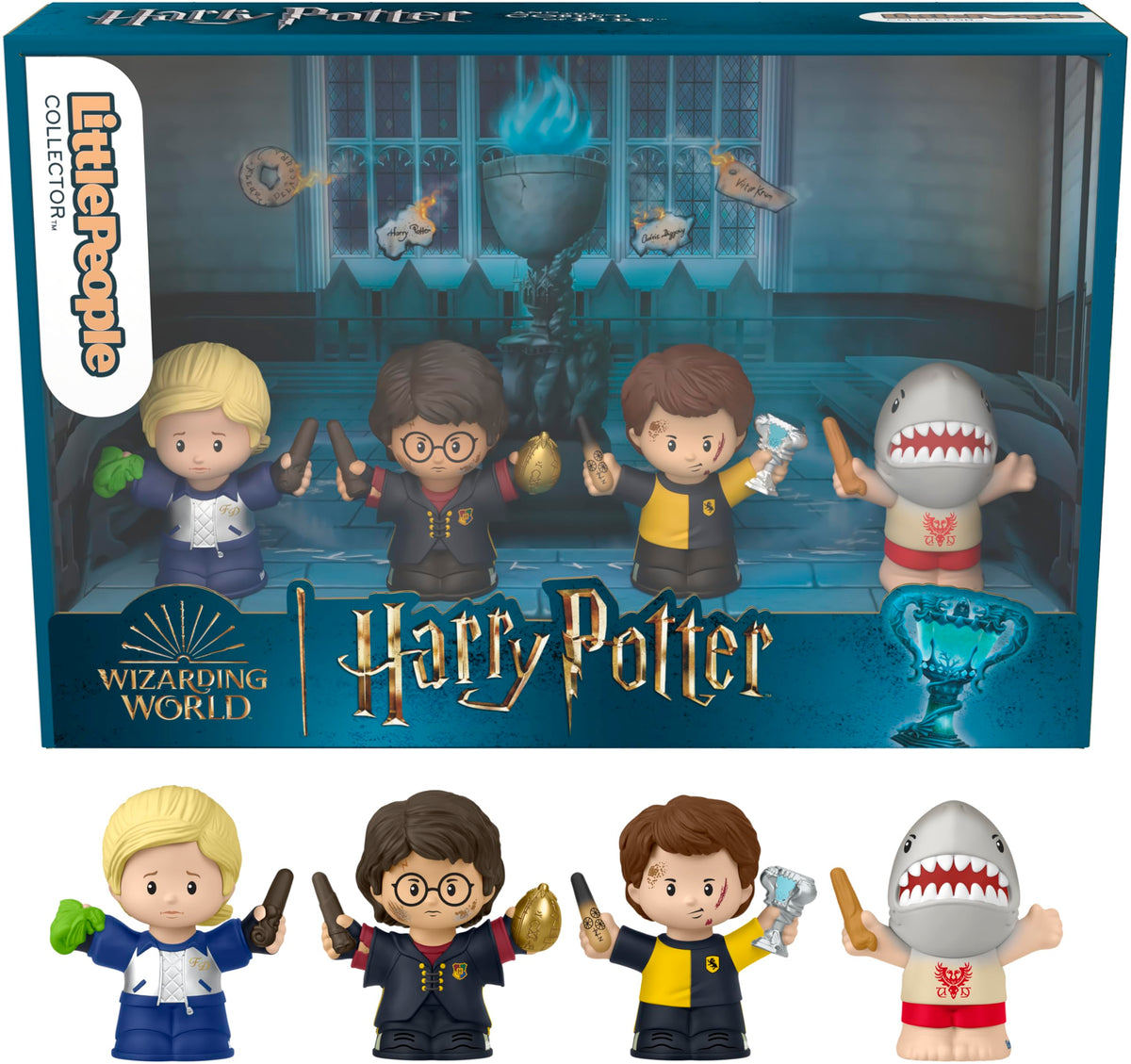 Little People Collector Harry Potter Goblet of Fire Harry Potter figure for display and collection.