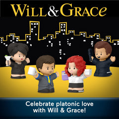 Little People Collector Jack McFarland figure adds playful charm to display collections.