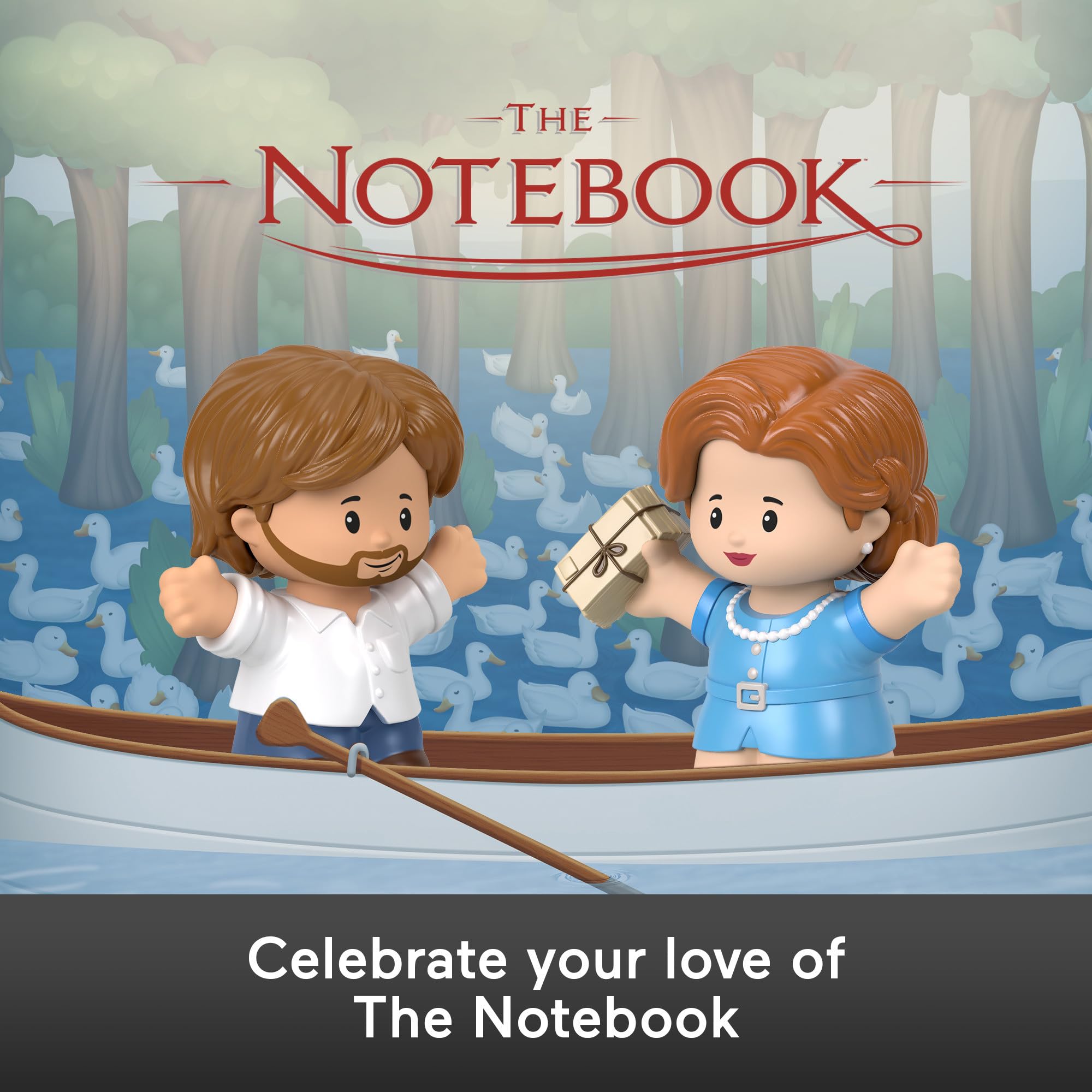 Little People COLLECTOR Noah figure with beard in white shirt for display