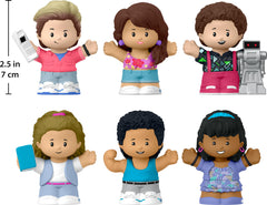 Little People COLLECTOR Lisa Turtle figure with vibrant 90s flair for display.