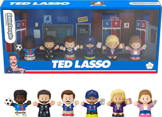 Little People Collector Ted Lasso figure for desk display and fan nostalgia.