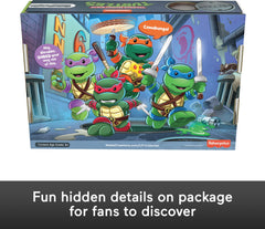 Little People Collector TMNT Donatello figure in purple bandana for creative storytelling.