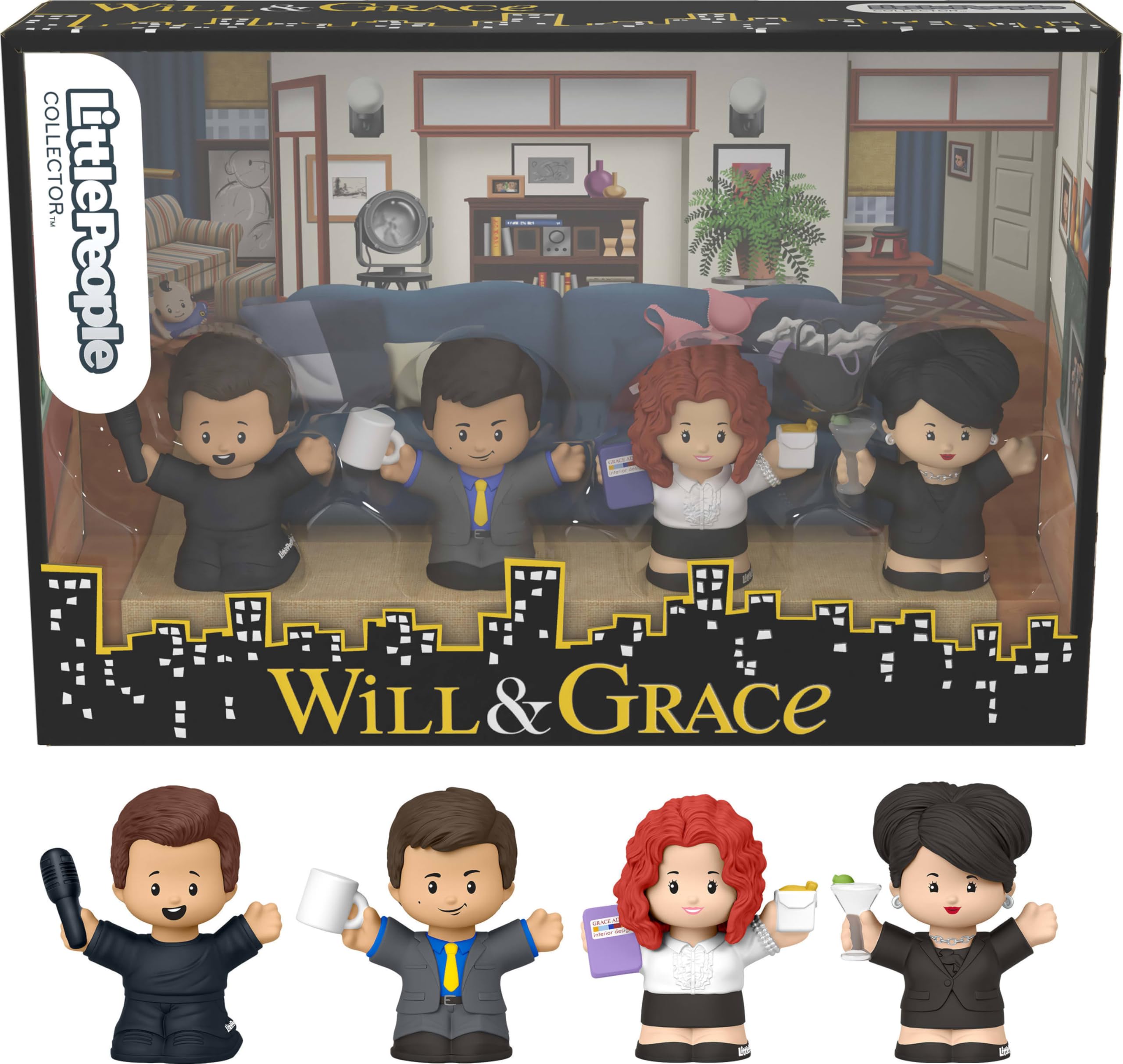 Little People Collector Will Truman figure for stylish shelf display and fan collection.
