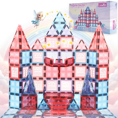 Little Pi 104pcs Frozen Princess Castle tiles invite imaginative building and fine motor play.