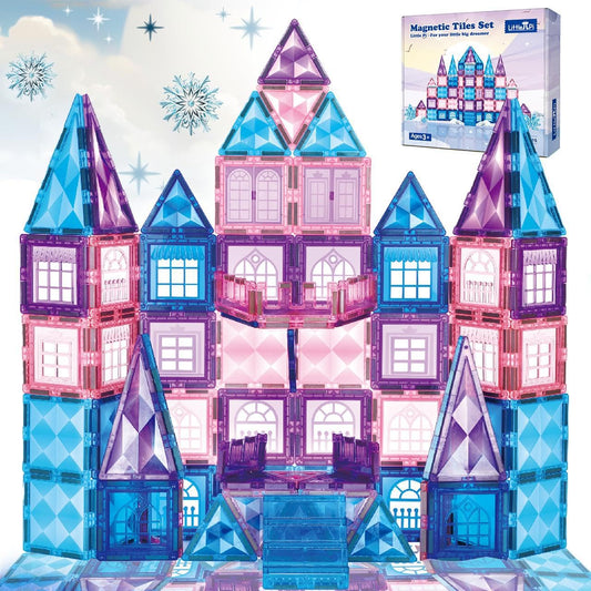 Little Pi Frozen Castle tiles invite imaginative play and motor skill practice.