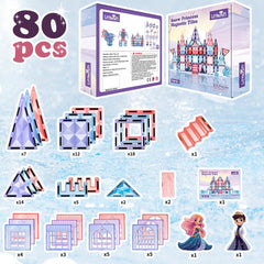 Little Pi Frozen Magnetic Tiles are gift-ready for birthdays or holidays with instant color joy.