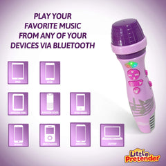 Little Pretender AAA battery powered mic for portable, unplugged fun