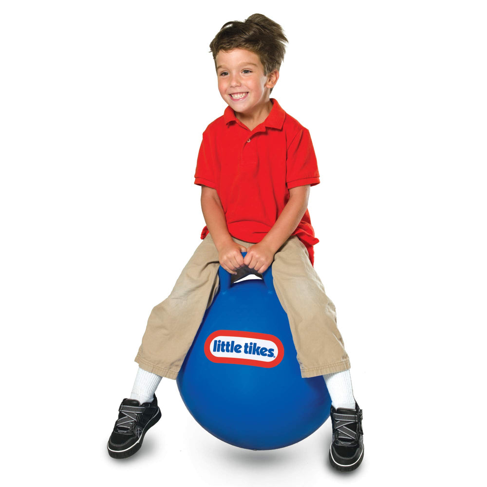 Little Tikes Blue Hopper with recessed valve for quick, secure inflation