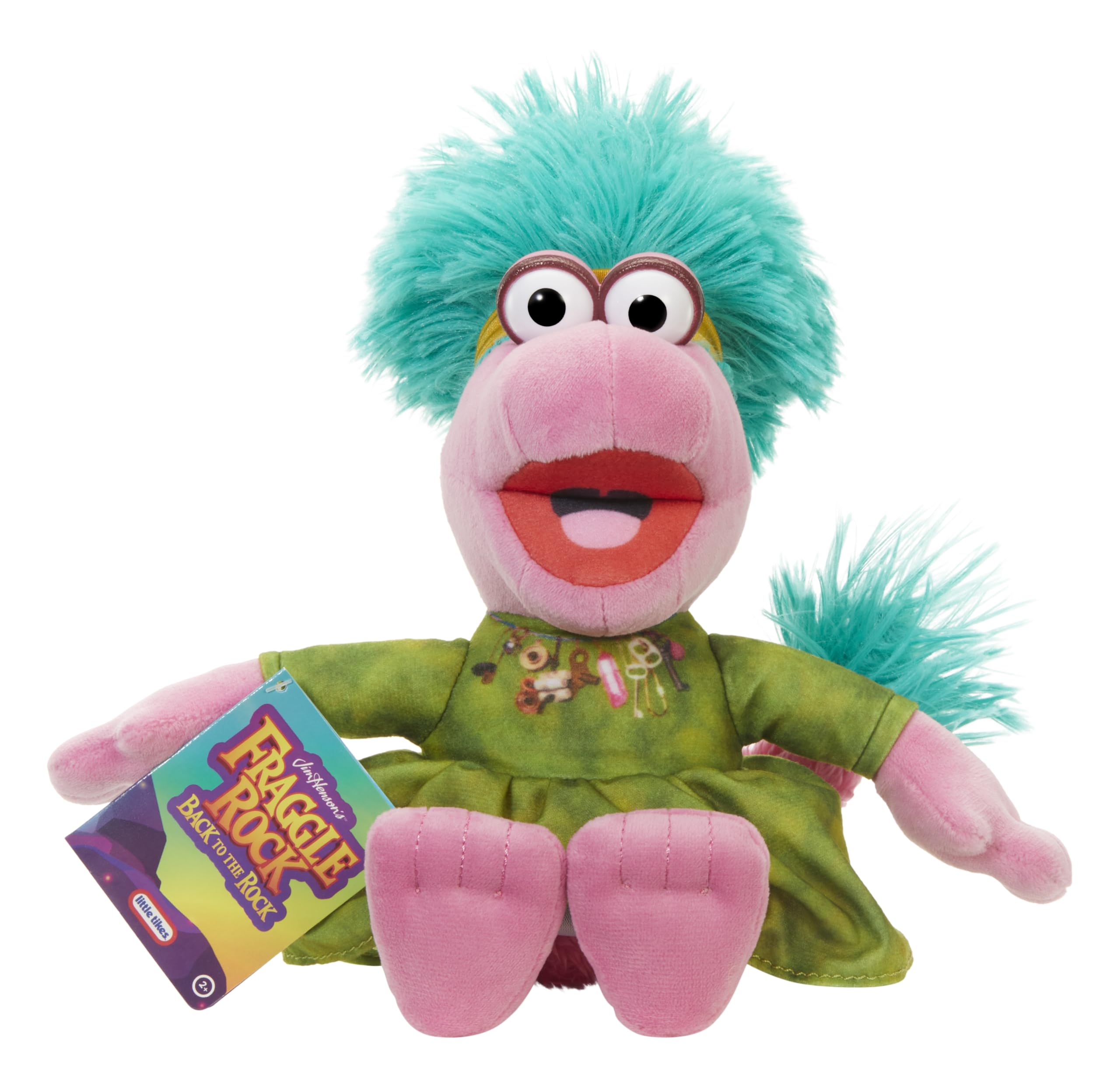 Little Tikes Fraggle Rock Mokey plush supports imaginative adventures during storytime and bedtime.