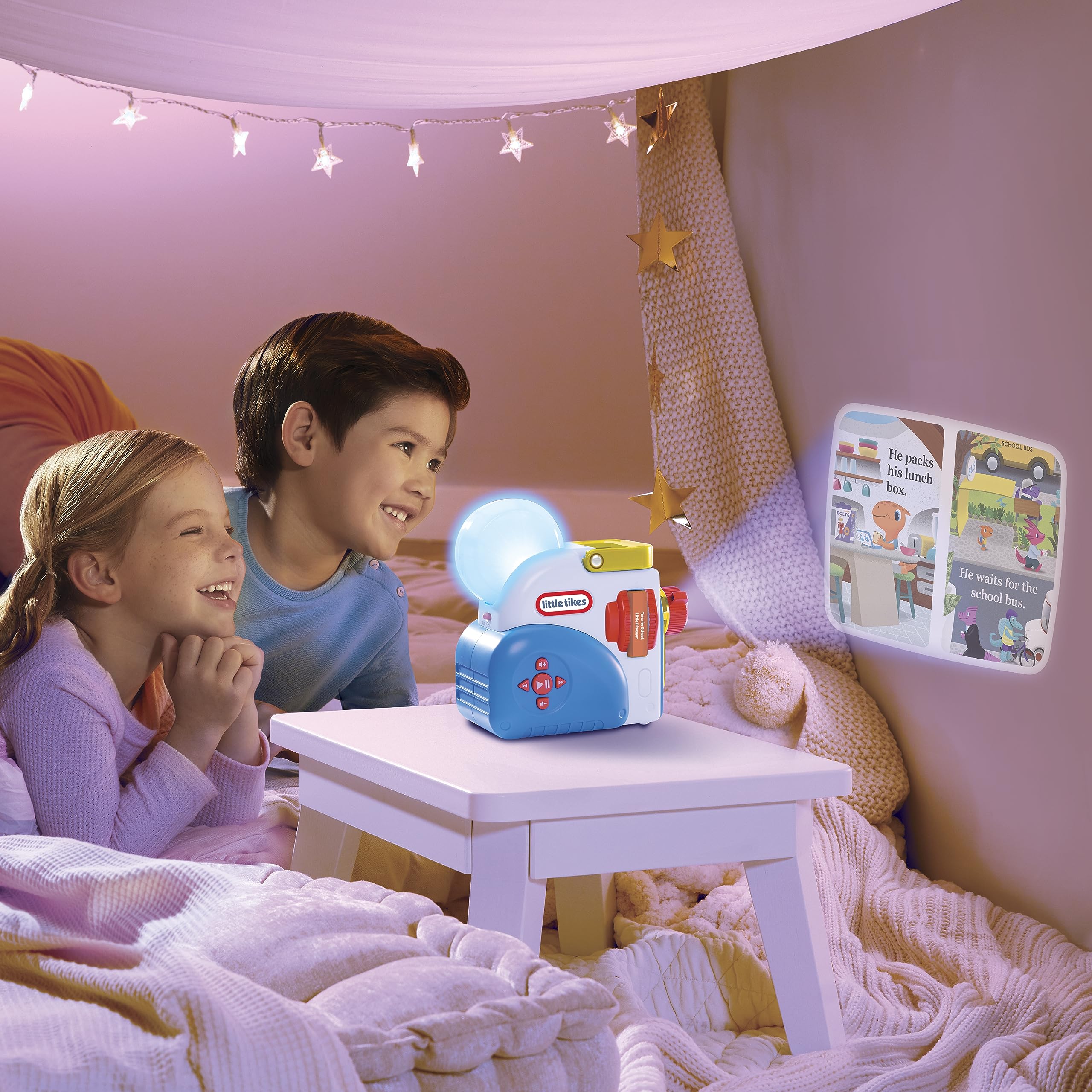 Little Tikes Dino character with light effects creates a cozy nightlight for kids.