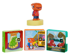 The Little Tikes Story Dream Machine Dino cover glows softly, inviting bedtime storytelling and calm routines.