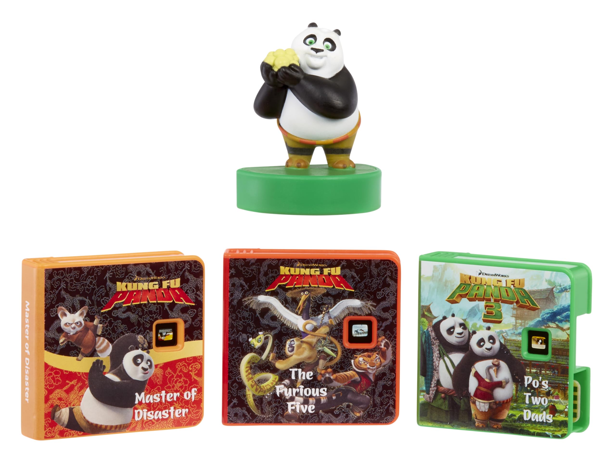 Little Tikes Story Dream Machine featuring Kung Fu Panda stories projected for immersive reading