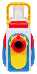 Little Tikes Story Dream Machine portability: easy packing for sleepovers and trips.