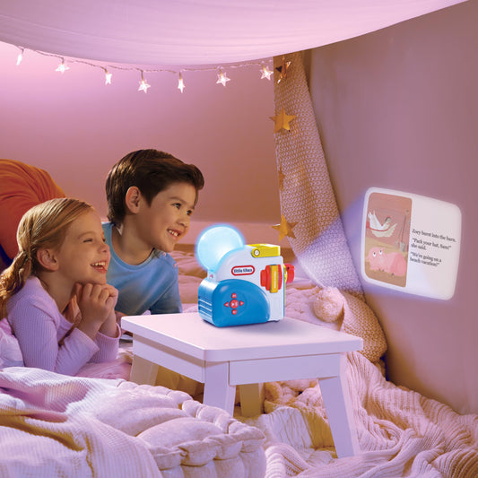 Zoey nightlight activation with Story Dream Machine offering gentle nighttime ambiance