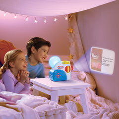 Zoey nightlight activation with Story Dream Machine offering gentle nighttime ambiance