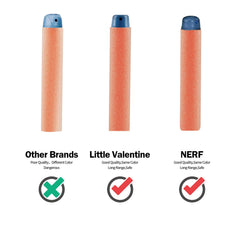Compact 200-dart pack from Little Valentine for easy storage and travel.