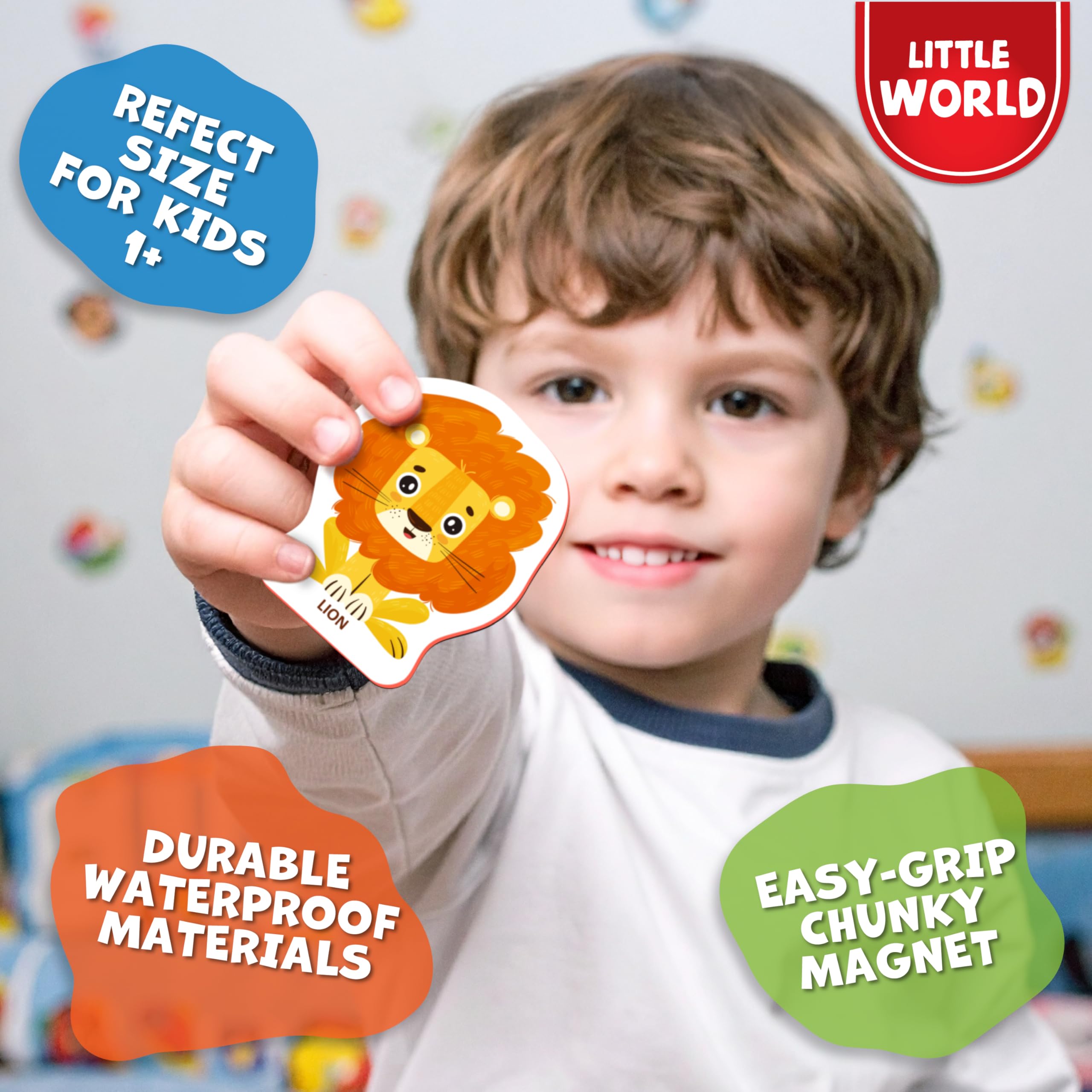 Little World animal magnets promote hands-on learning and storytelling.