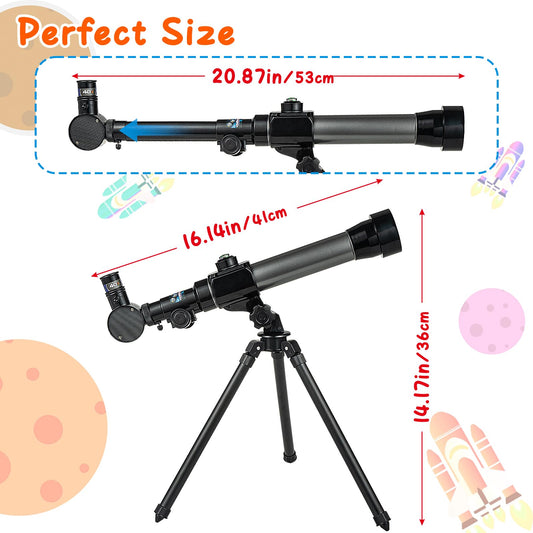 Little World portable telescope with carry case for on-the-go viewing.