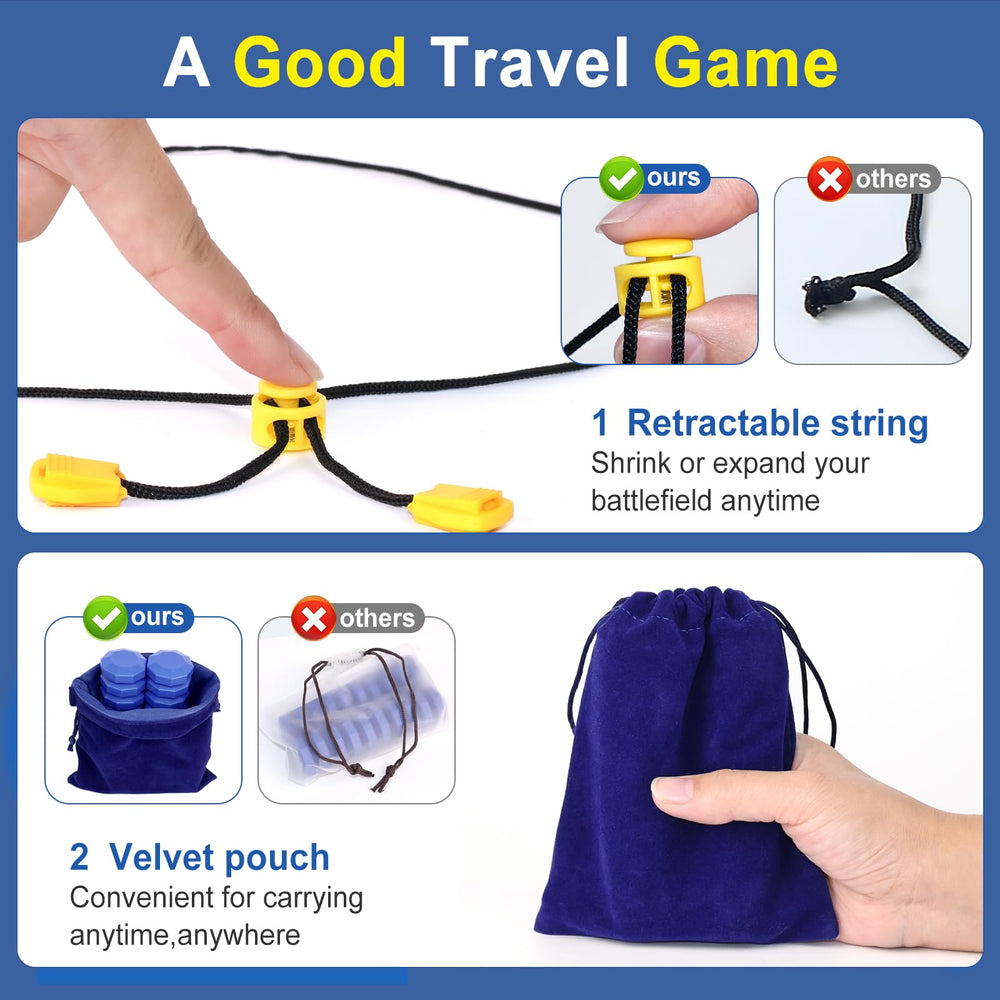 LITTLE YIFINI rope-stones setup enhances tactile fidget enjoyment during play