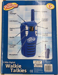 Little Pretender walkie talkie product highlighting crystal clear sound for kids.