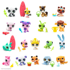 Littlest Pet Shop Gen 7 surprise box contents reveal bobblin' head pets and accessories.