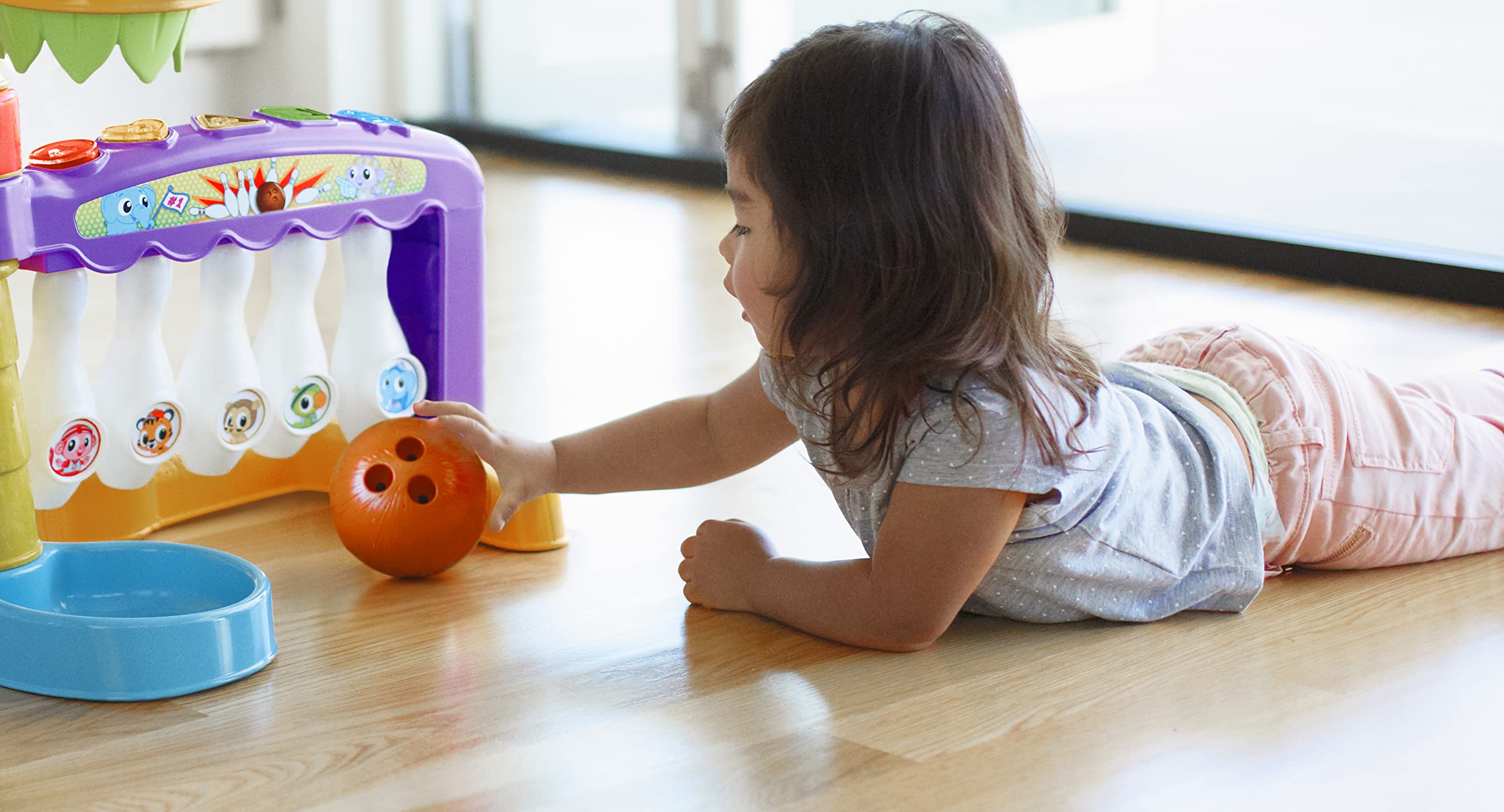 Little Tikes 3-in-1 Sports Zone bowling pins trigger music and sounds