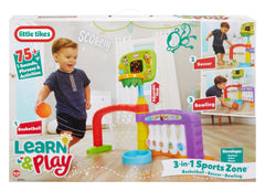 Little Tikes 3-in-1 Sports Zone folds for easy storage after play