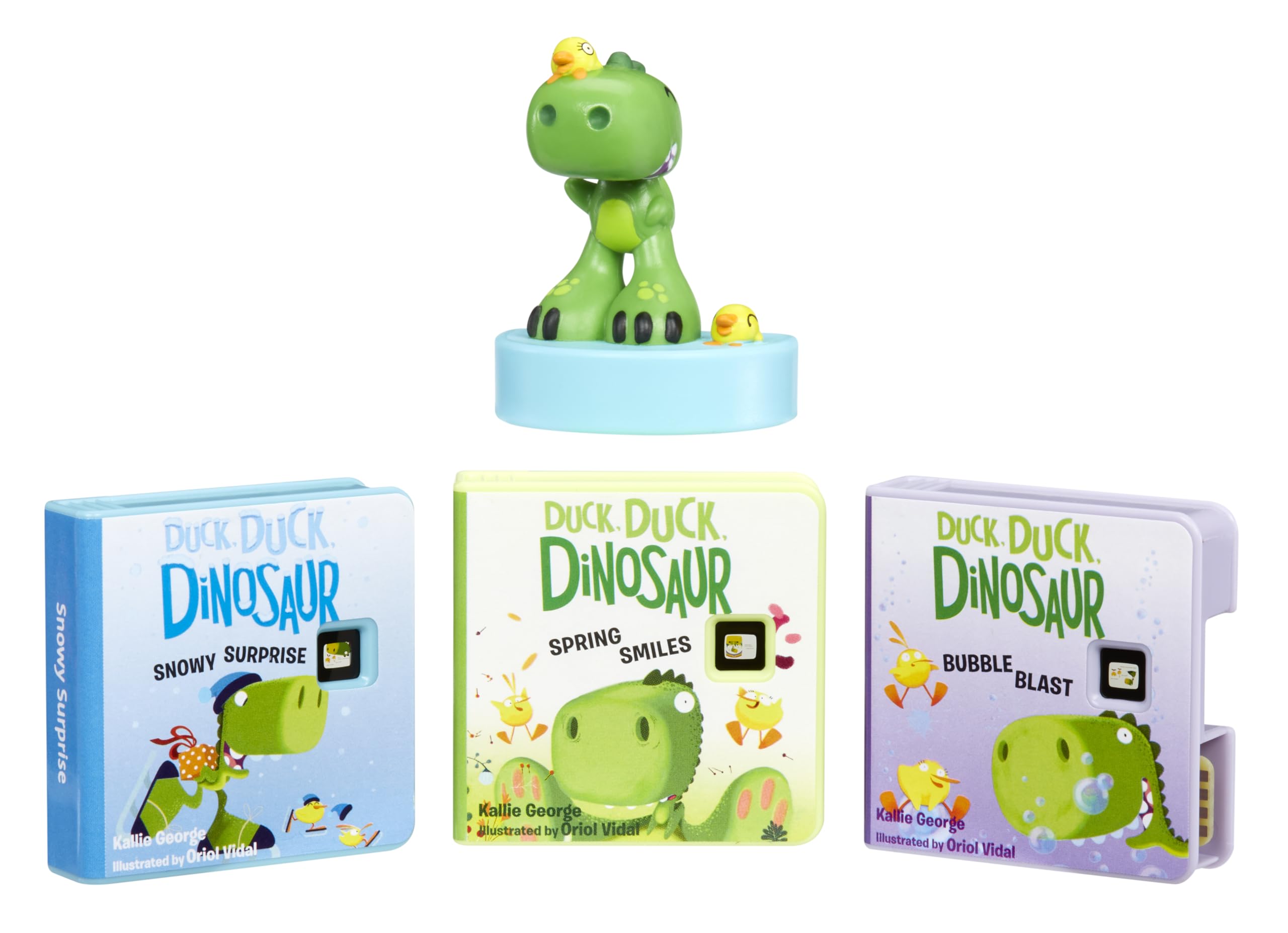 Little Tikes Story Dream Machine Duck-Duck-Dinosaur collection cover sparks early reading curiosity.