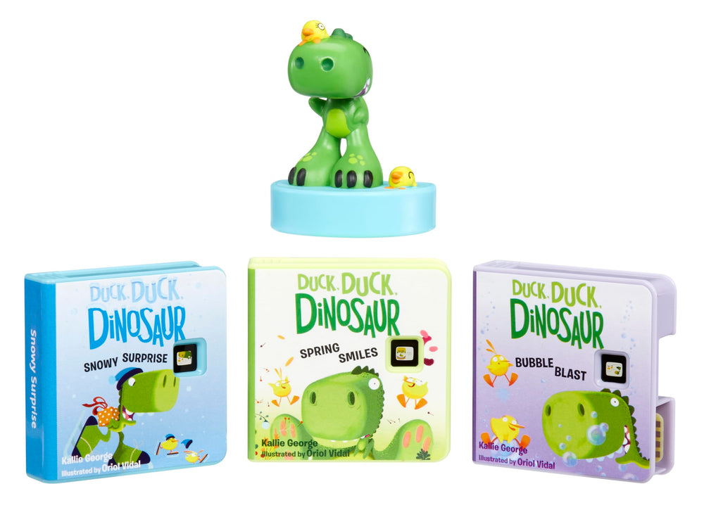 Little Tikes Story Dream Machine Duck-Duck-Dinosaur collection cover sparks early reading curiosity.