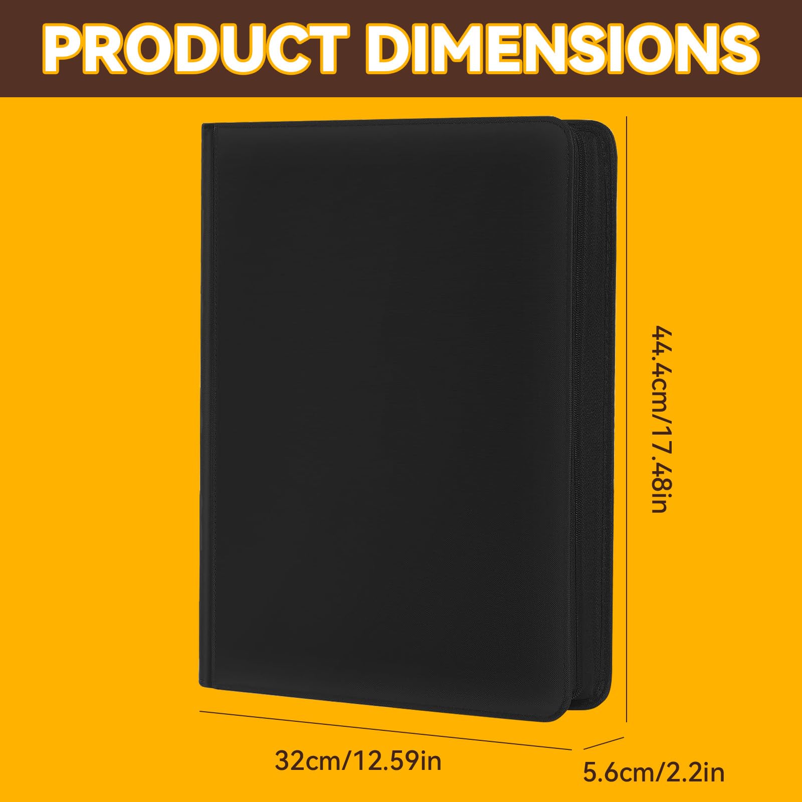 Liucocotos black trading card binder offers durable, travel-ready protection.