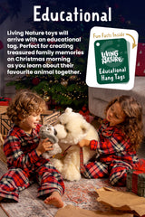 Living Nature educational tag rabbit toy to spark curiosity about wildlife.