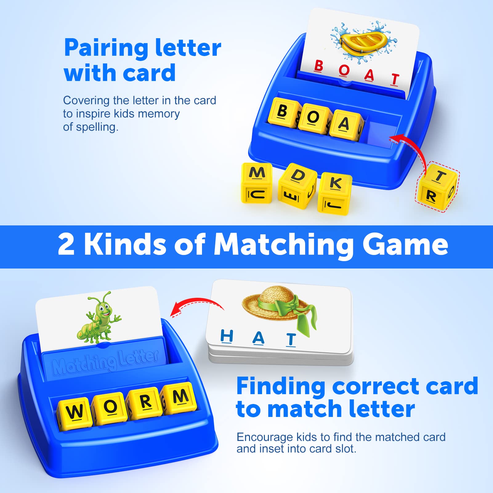 LIWIN LET'S GO card tray with picture cards supporting vocabulary during play.