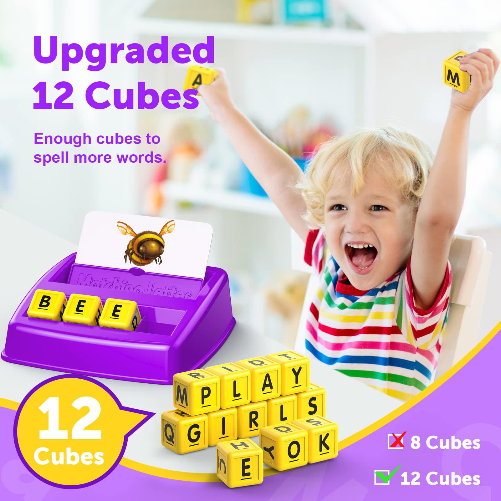 LIWIN LET'S GO picture cards showing 60 words for vocabulary growth
