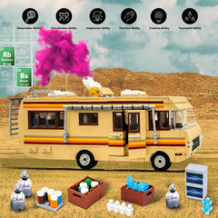 Lixboxy Camper interior detailing kitchen equipment for realistic play