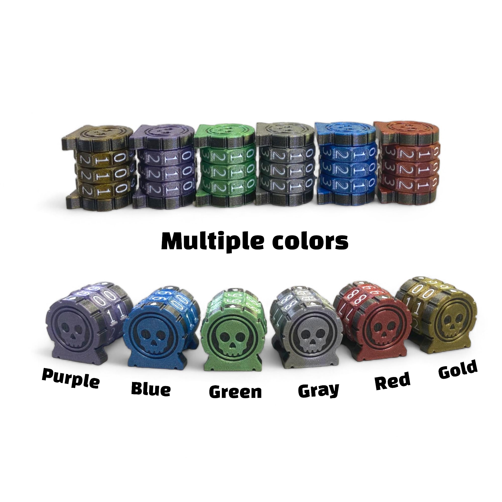 Lixusia Life Counter white numerals improve readability at a glance.