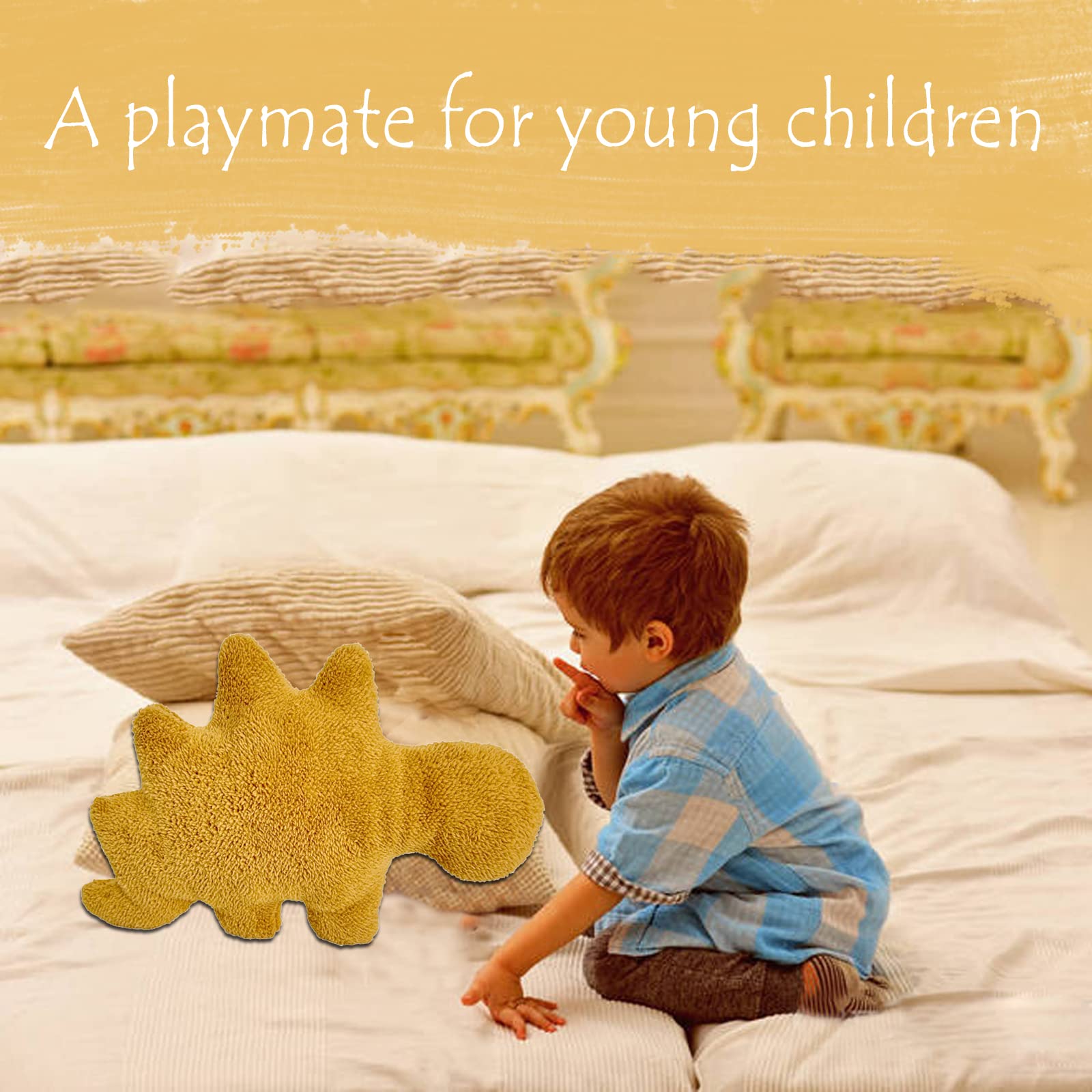 Lixzuch Kid-friendly dino nugget pillow design, safe materials for hugs and smiles