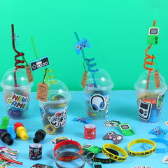 LiYiQ keychains and stamps add customizable gift accents.
